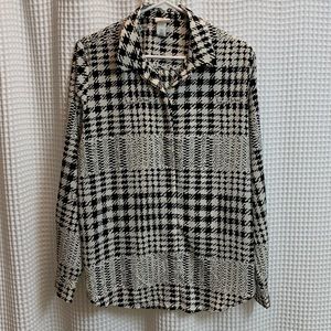 Women’s H&M x Richard Allan Houndstooth Blouse